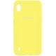 Silicone Case Samsung A10 A105 Yellow - Фото 1