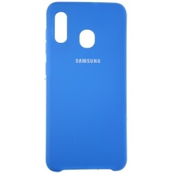 Silicone Case Samsung A20S Blue