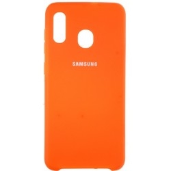 Silicone Case Samsung A20S Orange