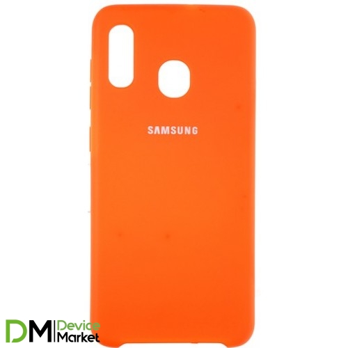 Silicone Case Samsung A20S Orange