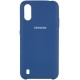 Silicone Case Samsung A01 Blue - Фото 1