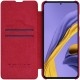 Кожаный чехол книжка Nillkin Qin Series для Samsung Galaxy A51 Red - Фото 3