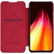 Чехол книжка Nillkin Qin Series для Xiaomi Redmi Note 8 Red - Фото 3