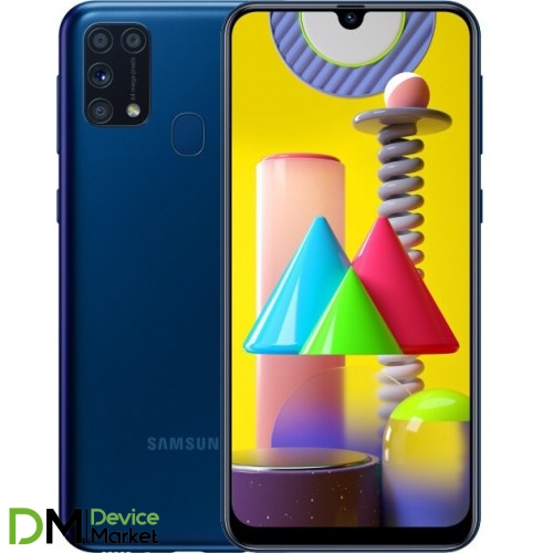 Смартфон Samsung Galaxy M31 SM-M315 6/128GB Blue (SM-M315FZBVSEK) UA