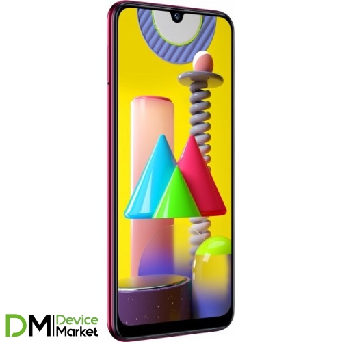 Смартфон Samsung Galaxy M31 SM-M315 6/128GB Red (SM-M315FZRVSEK) UA