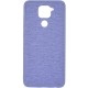 Silicone Case Jeans Xiaomi Redmi Note 9 Violet - Фото 1