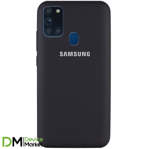 Silicone Case Samsung A21S A217 Black