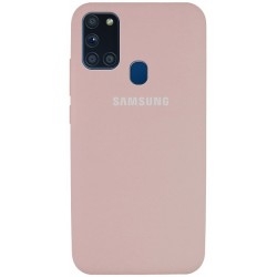 Silicone Case Samsung A21S A217 Pink Sand