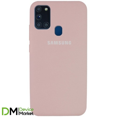 Silicone Case Samsung A21S A217 Pink Sand