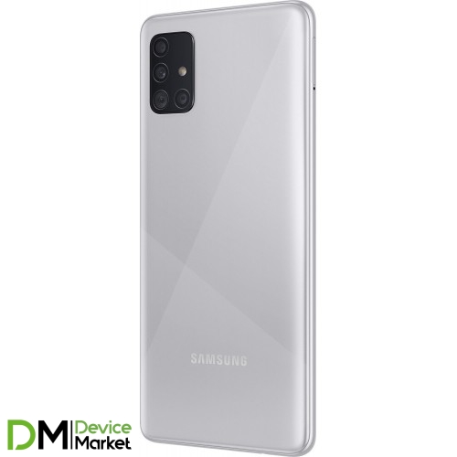 Смартфон Samsung Galaxy A51 6/128GB Haze Crush Silver (SM-A515FMSWSEK) UA