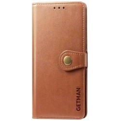 Чохол-книжка Getman Galant Xiaomi Redmi Note 9S Brown