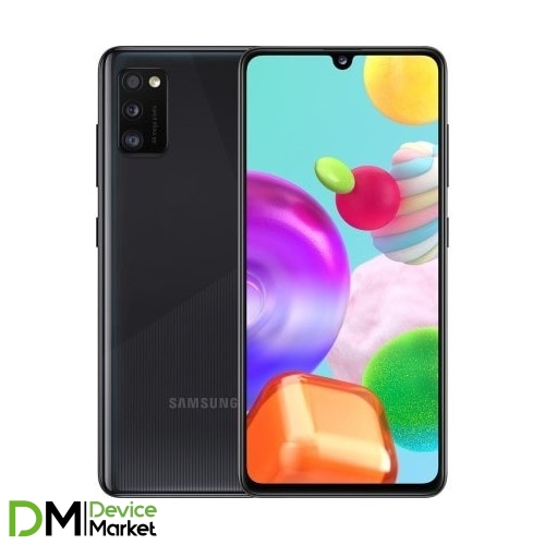 Смартфон Samsung Galaxy A41 SM-A415F 4/64GB (SM-A415FZKDSEK) Prism Crush Black UA