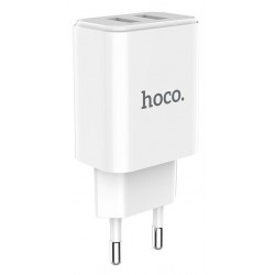 Мережевий зарядний пристрій Hoco C62A 2.1A White Type-C