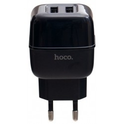Мережевий зарядний пристрій Hoco C77A 2.4A Black