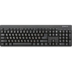 Клавіатура Real-EL Standart 502 USB Black (EL123100023)