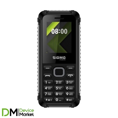 Телефон Sigma mobile X-Style 18 Track Black-Gray