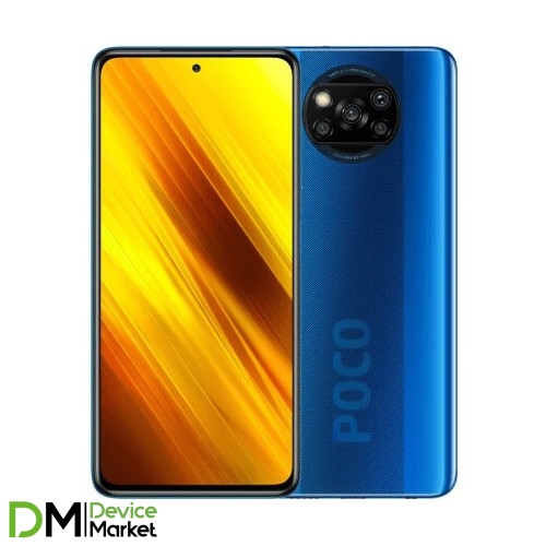 Смартфон Xiaomi Poco X3 6/64Gb Cobalt Blue Global - купить