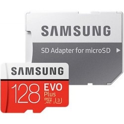 Карта памяти Samsung microSDХC 128GB EVO PLUS + адаптер