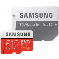 Карта памяти Samsung microSDХC 512GB EVO PLUS UHS-I + адаптер
