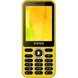 Телефон Sigma mobile X-Style 31 Power Yellow