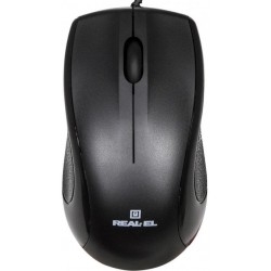 Мышка REAL-EL RM-208 USB Black (EL123200030)
