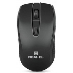 Мишка REAL-EL RM-308 USB Black (EL123200033)