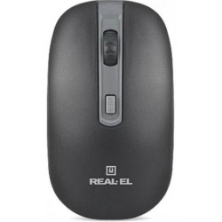 Мышка REAL-EL RM-303 USB Black/Grey (EL123200021)