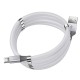 Micro USB кабель Florence MagNet 1m 3A White - Фото 1