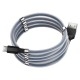 Micro USB кабель Florence MagNet 1m 3A Black