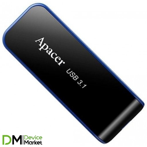 Флеш пам'ять APACER AH356 16GB USB3.2 Black (AP16GAH356B-1)