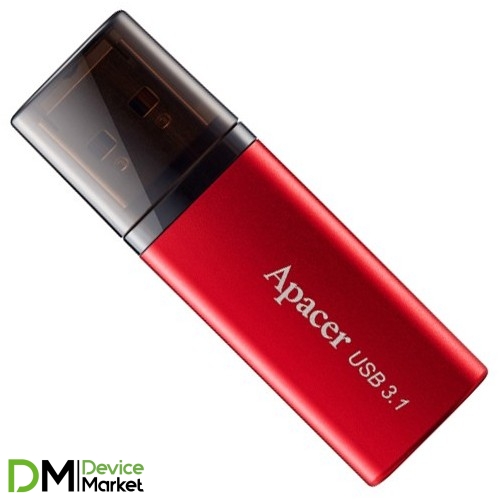 Флеш пам'ять APACER AH25B USB3.2 16GB Red (AP16GAH25BR-1)