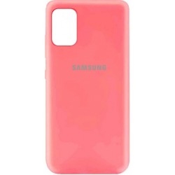 Silicone Case Samsung A31 Peach