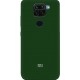 Silicone Case Xiaomi Redmi Note 9 Dark Green - Фото 1