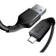 USB кабель Lightning HOCO-X20 2m Black - Фото 2