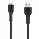 Кабель Hoco U31 Benay USB to Lightning 2.4A 1m Black - Фото 1