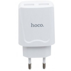Мережевий зарядний пристрій Hoco C52A 2.1A White