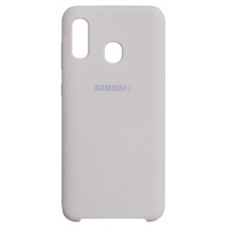 Silicone Case Samsung A10S Antigue White