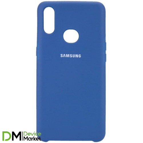 Silicone Case Samsung A10S A107 Navy Blue