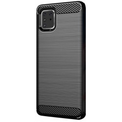 Чехол Samsung силикон Note 10 lite Black Slim Ipaky