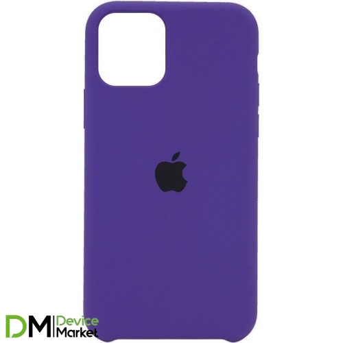 Чехол Silicone Case для iPhone 12/12 Pro Dark Purple