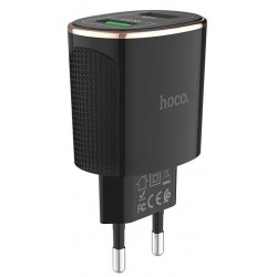 Мережевий зарядний пристрій Hoco C60A 2 USB 3.4A Black