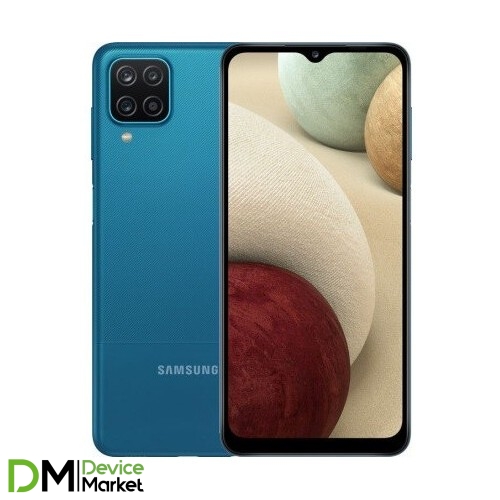 Смартфон Samsung Galaxy A12 3/32Gb Blue (SM-A125FZBUSEK) UA