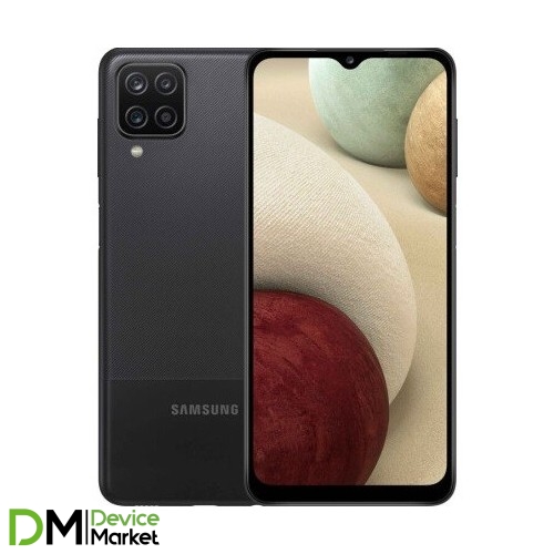 Смартфон Samsung Galaxy A12 4/64Gb Black (SM-A125FZKVSEK) UA