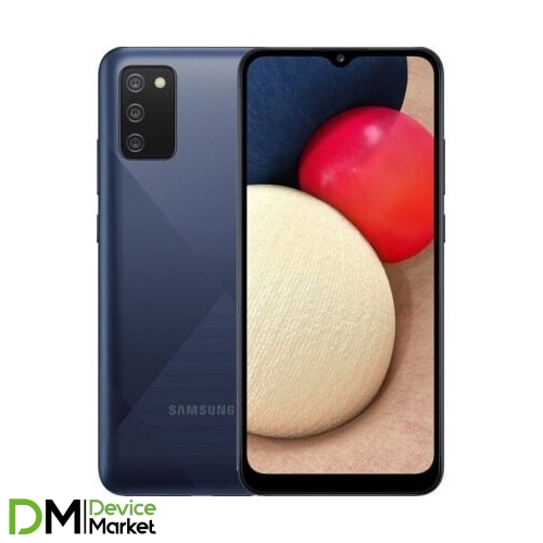 Смартфон Samsung Galaxy A02s 32Gb Blue (SM-A025FZBESEK) UA