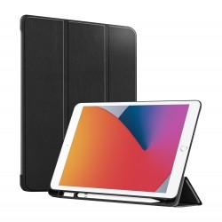 Чехол AIRON Premium SOFT для iPad 10.2″ 2019/2020 7/8th Gen и Air 3 с защитной пленкой и салфеткой Black