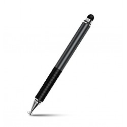 Стилус ручка Fonken 2 в 1 для планшетов и смартфонов Gray
