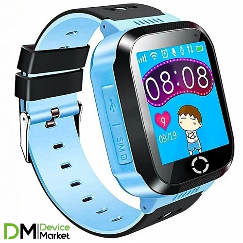 Смарт-часы Smart Baby Watch GM9 Black / Blue
