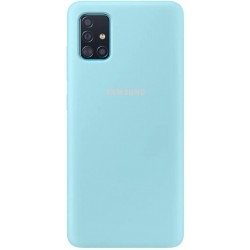 Silicone Case Samsung A51 Ice Blue