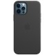 Чохол Leather Case with MagSafe iPhone 12 Pro Max Black
