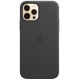 Чехол Leather Case with MagSafe iPhone 12 Pro Max Black - Фото 2